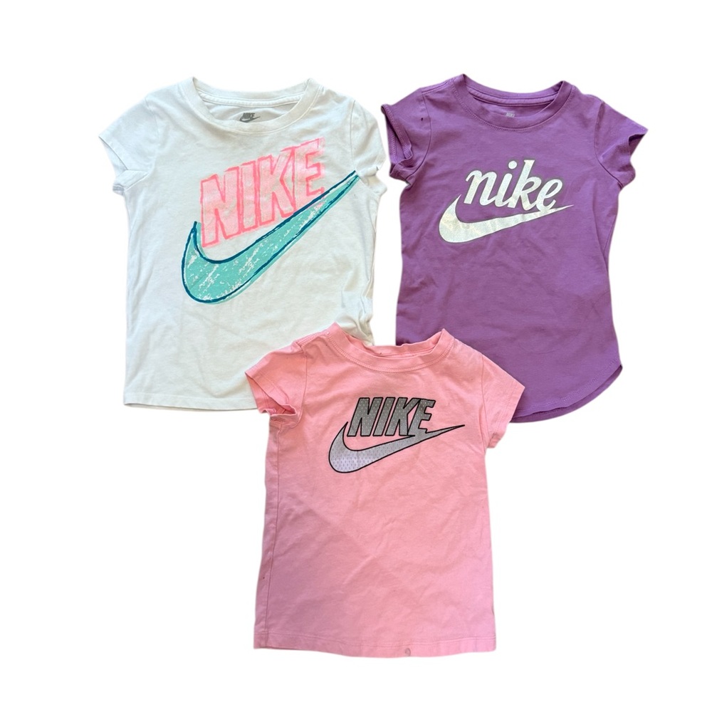 Bundle of 3 girls Nike t shirts sizes 5&6